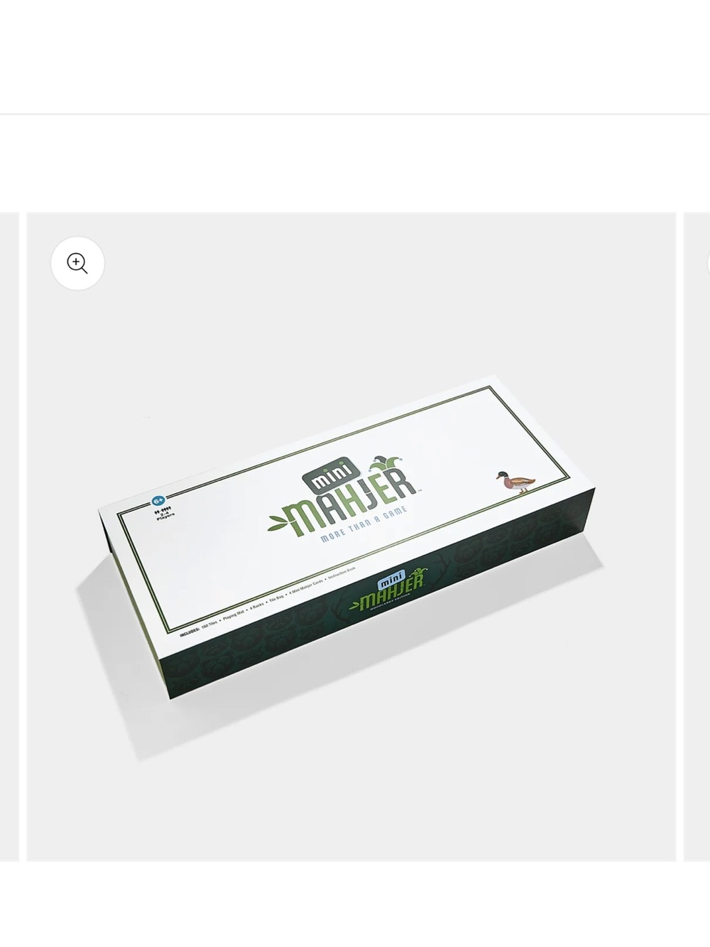 Mini Mahjer Mahjong Set - woodlands edition (New)